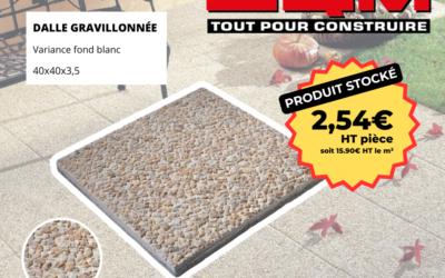 Dalles gravillonnées