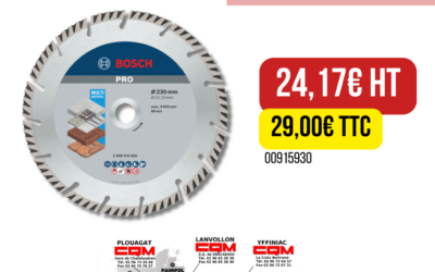 OFFRE DISQUE DIAMANT BOSCH